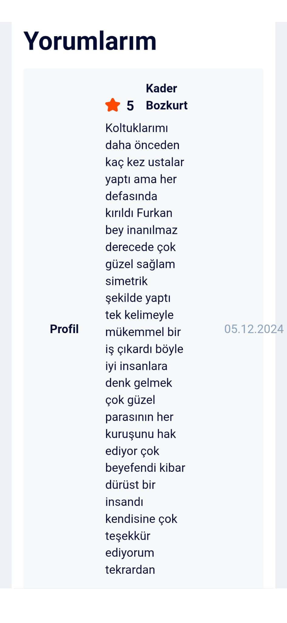 koltuktamiriyorumlar